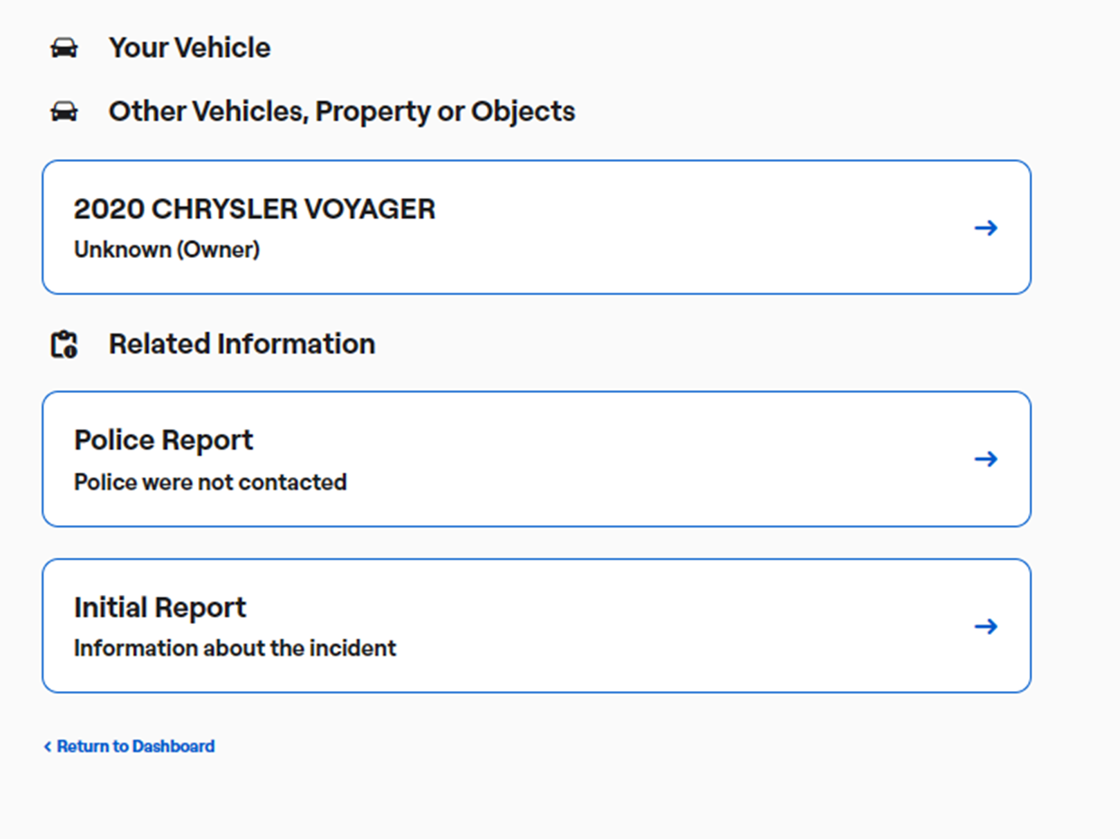 A screenshot of a car survey

Description automatically generated